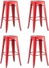 УТ000038356 Стул барный TOLIX красный глянцевый 4 шт Stool Group (арт.УТ000038356)