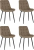 УТ000035426 Стул Флекс велюр капучино 4 шт. Stool Group арт.УТ000035426