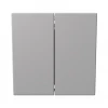 FD3014PWM Выключатель двухклавишный перекрестный (белый матовый) Jasmart FD FD3014PWM