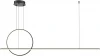 MOD247PL-L49BK Подвесной светильник Maytoni Halo MOD247PL-L49BK (LED, 220V, на тросе, кольцо)