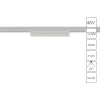 A7268PL-1WH Трековый светильник магнитный 48V Arte Lamp Optima A7268PL-1WH (LED)