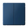 GAL001151S Выключатель двухклавишный (аквамарин) Systeme Electric GAL001151S