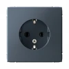GAL000743 Розетка с заземлением (грифель) Systeme Electric GAL000743
