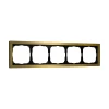 GAL312405 Рамка на 5 постов (золото) Systeme Electric GAL312405