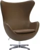 RF 0607 Кресло EGG STYLE CHAIR коричневый, экокожа Bradex Home (арт.RF 0607)