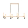 SL1402.263.08 Потолочная люстра на штанге ST Luce Элегра SL1402.263.08 Золото/БелыйE14*8 40W