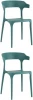 УТ000037292 Стул Neo пластик темно-бирюзовый 2 шт. Stool Group (арт.УТ000037292)