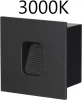 6650/1WL3 Подсветка для лестниц встраиваемая Odeon Light Vitty 6650/1WL3 черный/металл IP65 LED 1W 3000K 220V