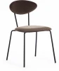 19723 Обеденный стул Tetchair NEO (Металл,Вельвет/Черный)