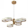 5450/99L Подвесная люстра Odeon Light Riviera 5450/99L молочный/античная бронза/металл/керамика/хрусталь/акрил LED x 99W 2000К/3000K/4000K/переключ
