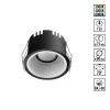 359874 Светильник встраиваемый с переключателем цв. температуры Novotech Clarte 359874 черный IP20 LED 7W 100-265V 3000К/4000К/6000К