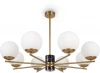 FR5230PL-08BS Потолочная люстра на штанге Freya Marble FR5230PL-08BS (шарики)