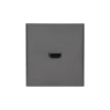KR-78-0730-6 Розетка HDMI с/у графит Kranz Strong KR-78-0730-6