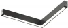DK8214-BK Трековый светильник LED угловой однофазный 220V 18W Denkirs Simple Linear DK8214-BK