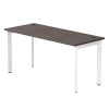 254S004DK9003 Стол прямой Everprof EVO (ЭВО) на металлокаркасе 1580х670х755 мм опоры 45гр Дуб Пасадена/Белый 254S004DK9003