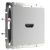 W1186006 Розетка HDMI Werkel W1186006 (серебряный)