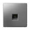 GAL000983 Розетка Ethernet RJ-45 (сталь) Systeme Electric GAL000983