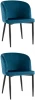 УТ000037522 Стул Оскар велюр сине-зеленый 2 шт Stool Group (арт.УТ000037522)