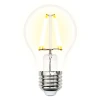 LED-A60-7W/WW/E27/CL/DIM GLA01TR картон Лампочка светодиодная шар прозрачная E27 7W 3000K Uniel LED-A60-7W/WW/E27/CL/DIM GLA01TR