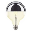 LED-G125-4W/3000K/E27/CL MIRROR/CHROME PLS02WH Лампа светодиодная, форма "шар", прозрачная колба с зеркальным отражателем, теплый белый свет 3000K Uniel SKY LED-G125-4W/3000K/E27/CL MIRROR/CHROME PLS02WH