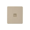 KR-78-0724-7 Розетка компьютерная RJ45 кат6 с/у шелк Kranz Round KR-78-0724-7