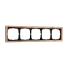 GAL312505 Рамка на 5 постов (медь) Systeme Electric GAL312505