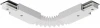 TR1106-WH Соединитель Denkirs DK Track White TR1106-WH