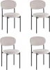 УТ000040888 Стул Stool Group Бриф SN велюр серый каркас светло-серый муар, 4шт./уп. арт.УТ000040889