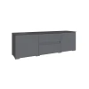 00-00220878 Тумба под телевизор ТЭКС Плейона, Графит серый