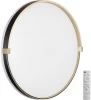 7647/EL Настенно-потолочный светильник Sonex Olidi Black 7647/EL PALE SN пластик/черный/золотой LED 70Вт 3000-6000К D490 IP43 пульт ДУ (220V, круглые)