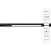 A7284PL-1BK Магнитный трековый линейный светильник LED 48V Arte Lamp Optima A7284PL-1BK