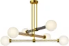 MOD287PL-06BS Потолочная люстра ярусная на штанге Maytoni Teatro MOD287PL-06BS (220V, шарики)