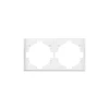KR-78-0752-4 Рамка 2-постовая жемчуг Kranz Strong KR-78-0752-4