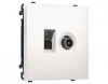 MS212510 Комплект механизма Ethernet RJ-45 и ТВ-розетки оконечной (Жемчуг) Ambrella Volt QUANT PRO MS212510