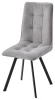 635M06176 Стул ДАРЛИНГ 360 град. поворот. цвет B22 Серый, велюр / черный каркас M-City 64740