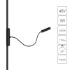A1162PL-1BK Магнитный трековый светильник на гибкой ножке 48V 3W Arte Lamp Rapid A1162PL-1BK (LED)