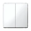 GAL000151S Выключатель двухклавишный (белый) Systeme Electric GAL000151S