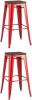 УТ000038367 Стул барный TOLIX WOOD красный глянцевый 2 шт Stool Group (арт.УТ000038367)