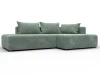 134825 Диван угловой Лига-103 НПБ угол правый (ДСП,Брус,Фанера,Велюр/Зеленый) Лига Диванов 134825