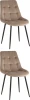 УТ000039325 Стул Флекс New велюр мокка 2шт. Stool Group (арт.УТ000039325)