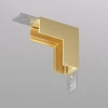 TR5732-SB Угловой соединитель для трека Denkirs Shine Base TR5732-SB 90° стена-потолок, сатинированная латунь (48V)