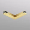 TR5723-SB Коннектор для трека Denkirs Shine Base TR5723-SB 90° потолок-потолок, сатинированная латунь (48V)