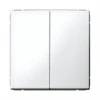 GAL000151 Выключатель двухклавишный (белый) Systeme Electric GAL000151
