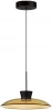 5055/9LA Подвесной светильник Odeon Light Saucer 5055/9LA черный/янтарный/металл/стекло LED 9W 3000К (220V, на проводе)