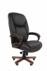 CHAIRMAN 408 Офисное кресло Chairman 408 Россия нат.кожа/экокожа черная (мультиблок) 7163871