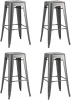 УТ000038362 Стул барный TOLIX серебристый матовый 4 шт Stool Group (арт.УТ000038362)