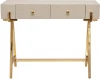 KFG165 Консоль серая/металл золото 100*40*78см Garda Decor арт.KFG165