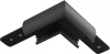 TRA172CL-R-11B Коннектор угловой круглый, черный Maytoni Accessories for tracks Basity TRA172CL-R-11B