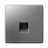 GAL000986 Розетка Ethernet RJ-45 (сталь) Systeme Electric GAL000986