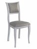 009909 Стул Алдрин белый/серебро, ткань Вояж Mebelik 009909